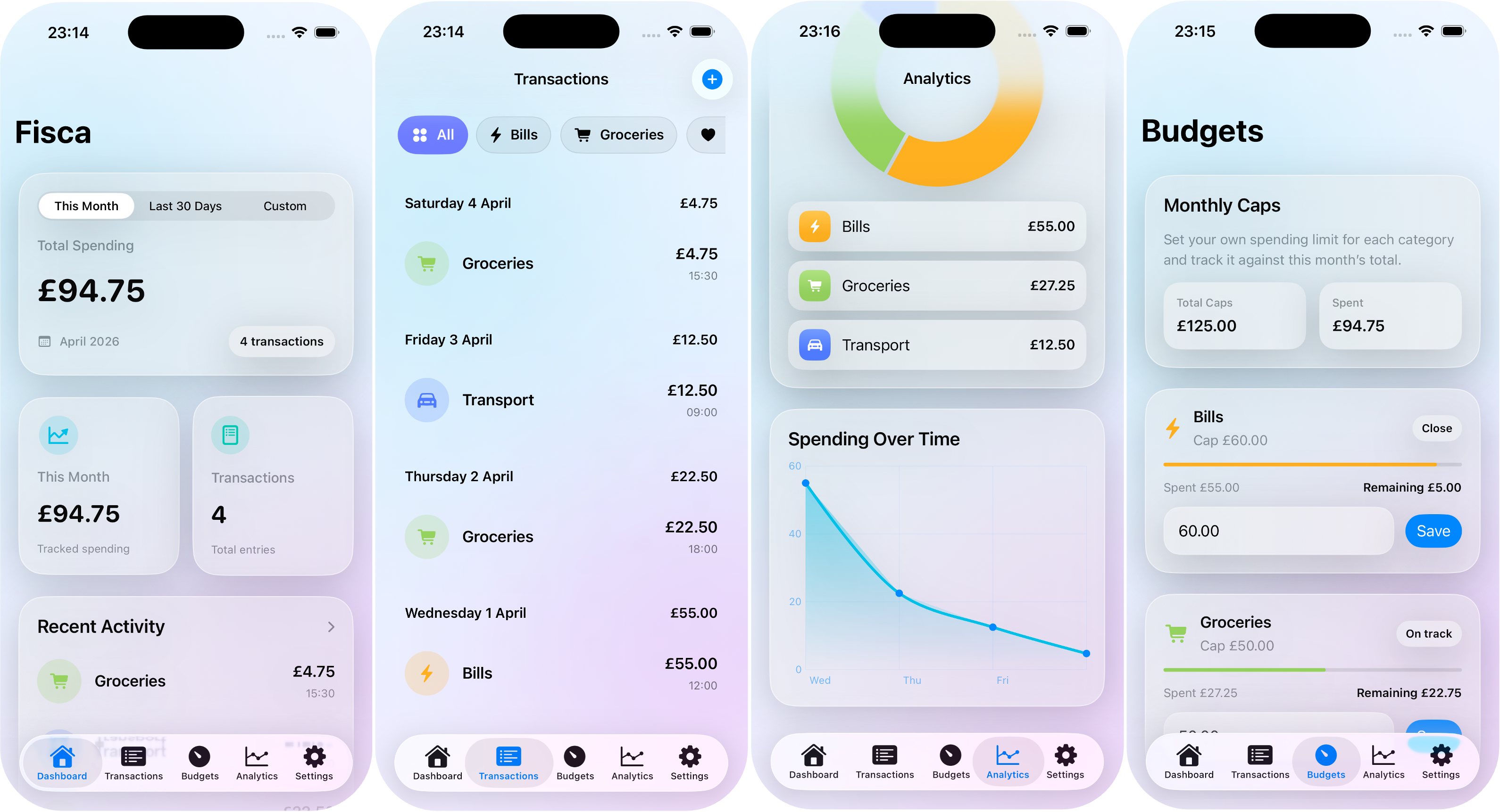 Fisca app screenshot